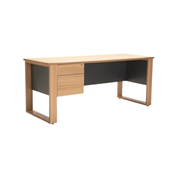 Compact Office 3-Drawer Desk Unit