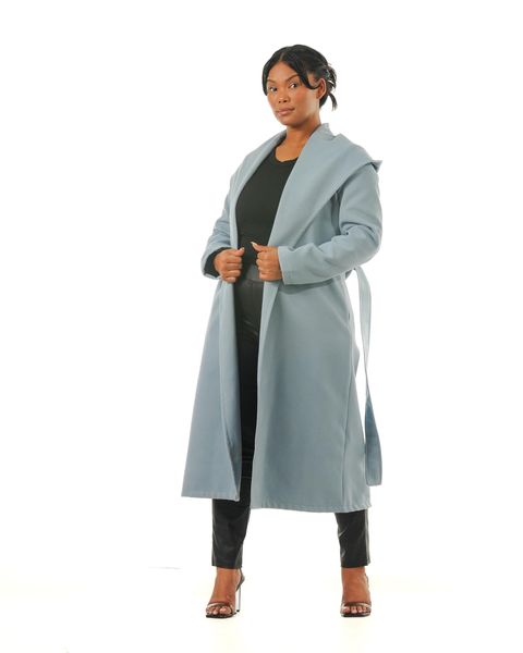 Wild Earth Classic Blue Melton Coat