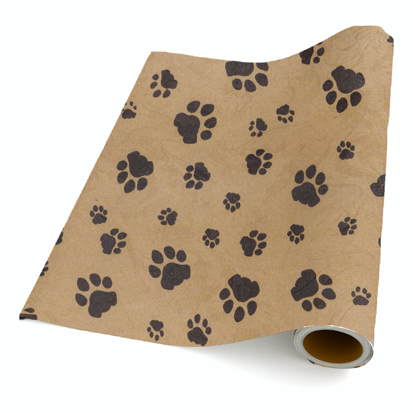 Gift Wrapping Paper 5m Roll - Puppy Paw Prints