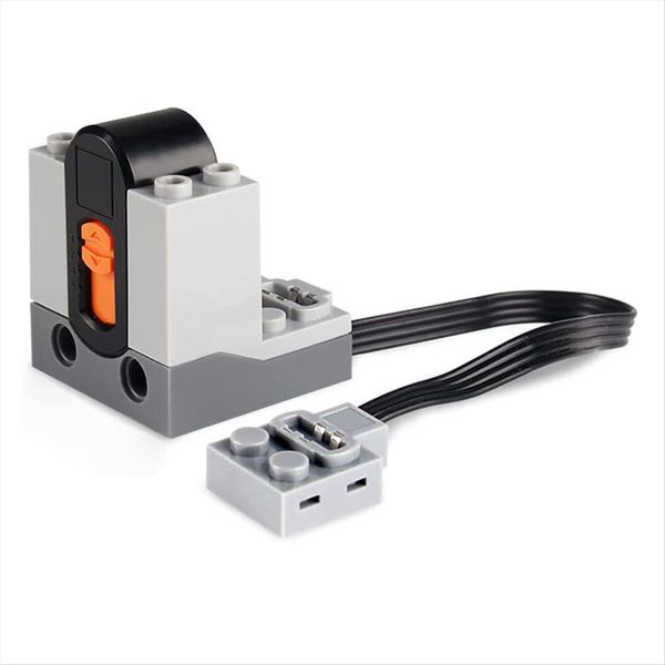 Power Functions Parts MOC Building Blocks Train Track Motor Battery Box