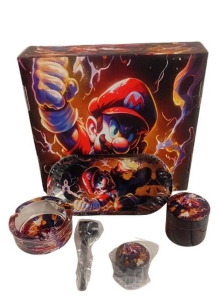 Mario Brothers Theme 5 Piece Smoking Gift Set