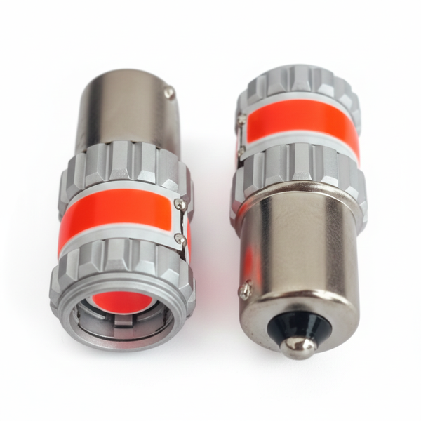 BA15s (1156 ) Red LED Tail or Brake Light Bulb - Brighter 12-24V Upgrade