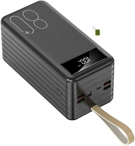 P8 SOVO 80000Mah Power Bank With Built-In 3 Cable &amp; LED Fashlight+Key Chain