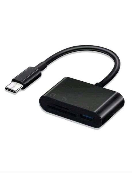 3-in-1 Type C Card Reader