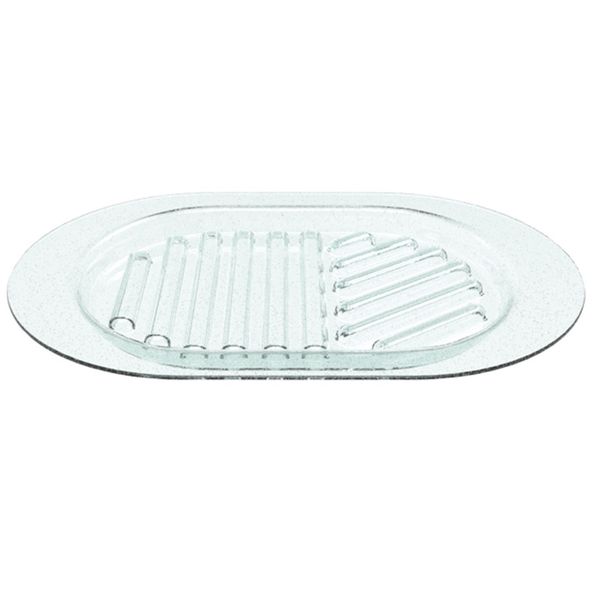 Leonardo Serving Plate Oval Transparent Glass 35x23 cm Cucina