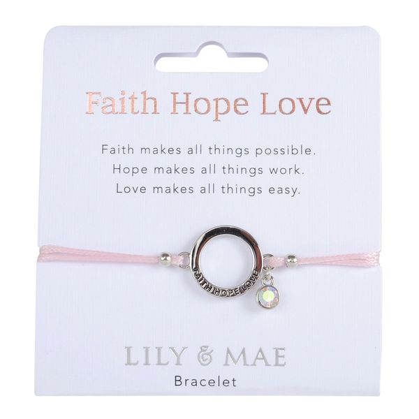 Lily &amp; Mae Bracelet - Faith Hope Love