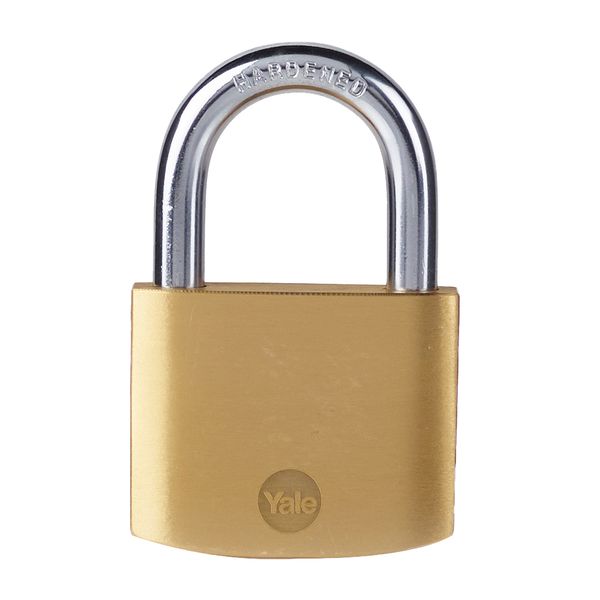 Yale 50mm Brass padlock pack1