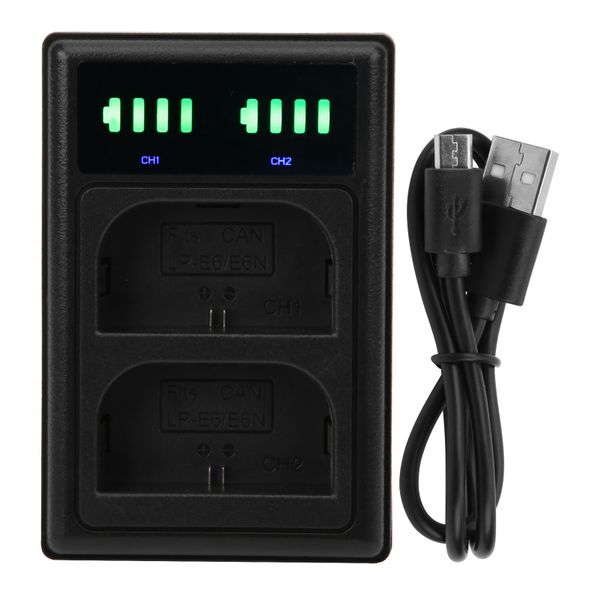 Dual Dock Charger for LP-E6