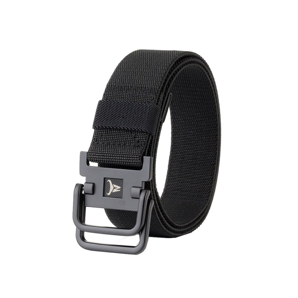 Double Loop Metal Buckle Canvas Tactical BeltBlack Shop Today. Get