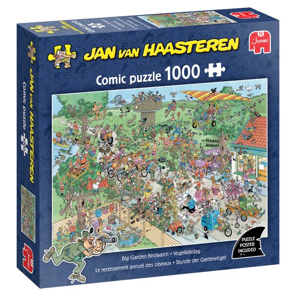 Jumbo Jan van Haasteren - Big Garden Birdwatch Puzzle - 1000 Pieces