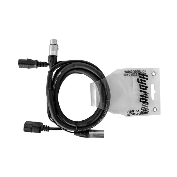 Pac5002 Iec Female &amp; XLR Male - Iec Male &amp; XLR Female 2m
