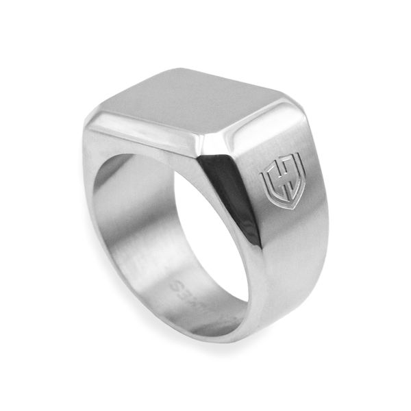 Colton James Premium Gold Mens 'Delta' Signet Ring