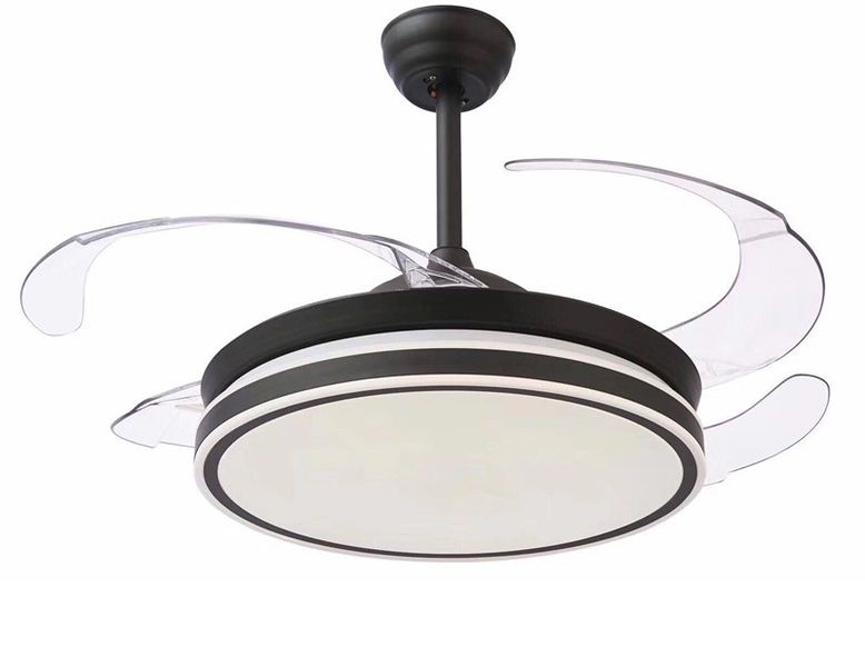 Drlight Fashion 4 Blade Ceiling Fan With Extendable Blades and Light 9116#