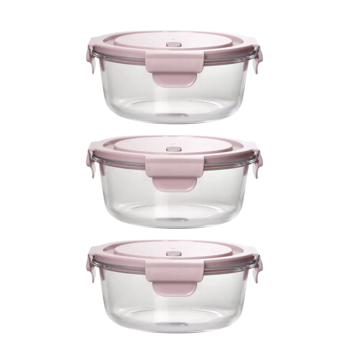 950ml LeakProof Glass Round Food Containers 3 Pack Shop Today. Get