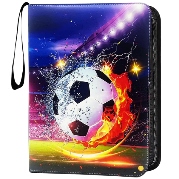 Football Card Collecting Album, 50 Pages, 400 Pockets, Waterproof