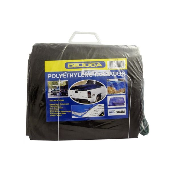 Dejuca - Polytarp - Green - Approx 3m X4m - 180gsm