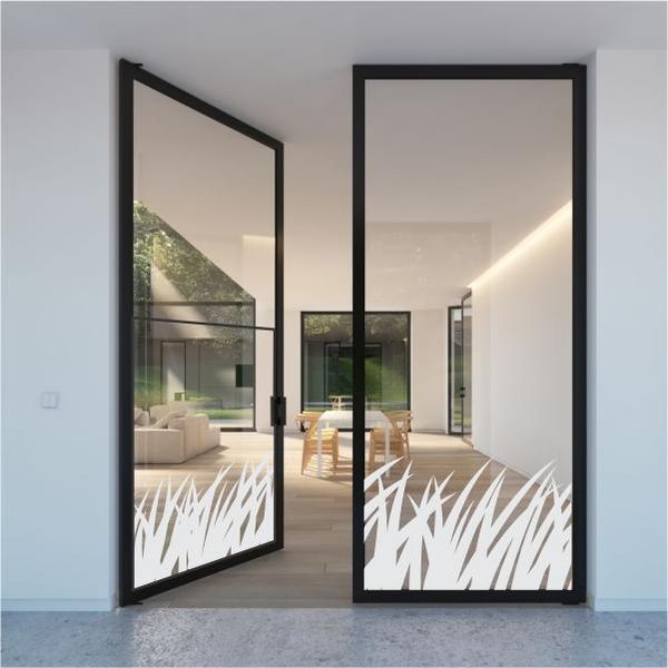 Tall Grass Frosted Vinyl Sticker