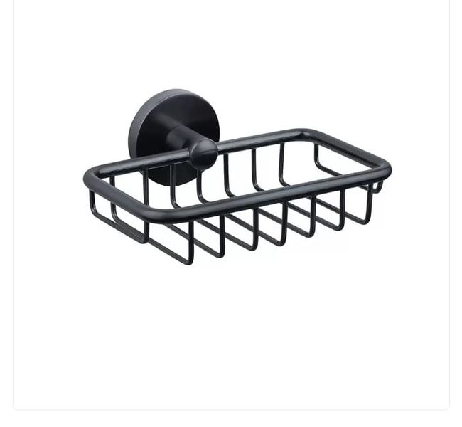 Classic Soap Caddy Matte Black 137 x 120 x 52 mm