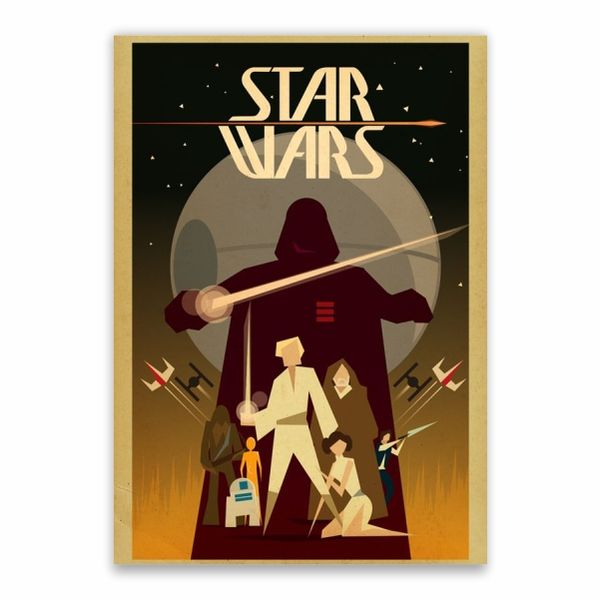 Star Wars Cubist Art Poster - A1