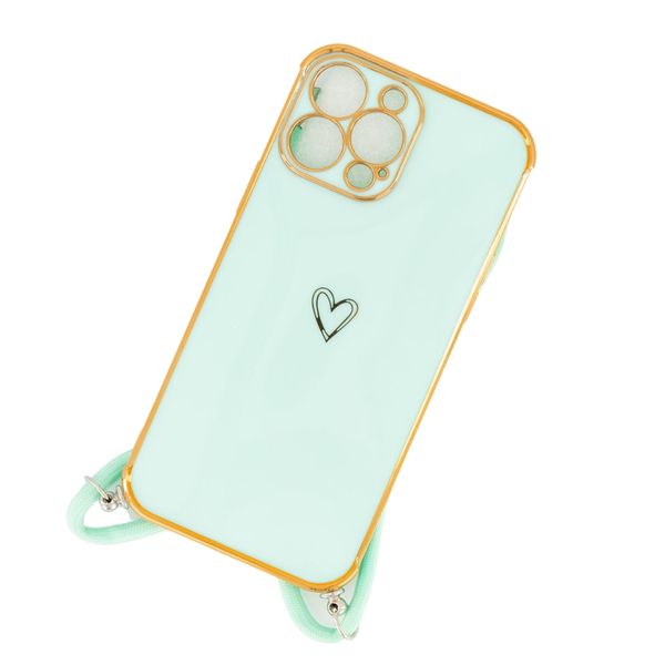 Fashionista Cover with Rope Lanyard Compatible with iPhone