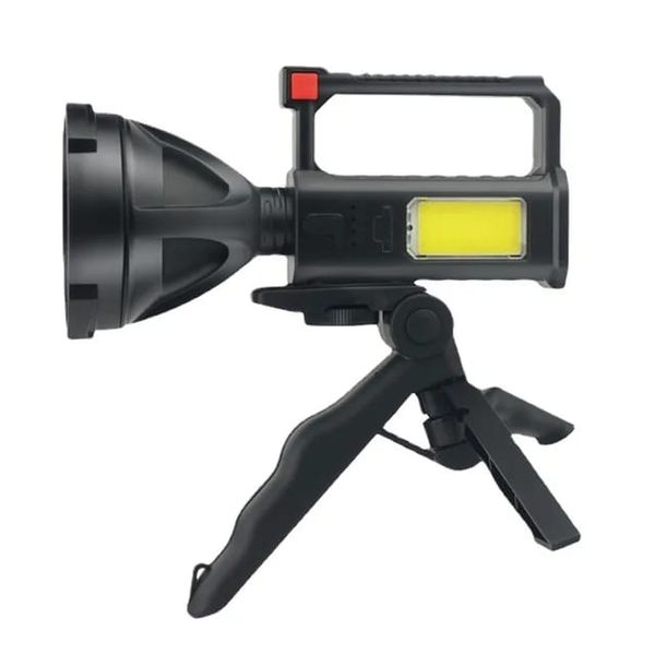 Portable Long-range Flashlight Searchlight With Bracket USB Rechargeable