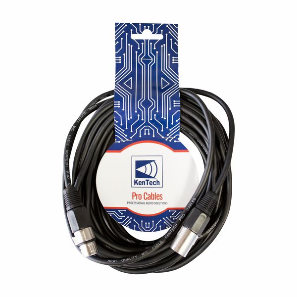 kentech Mic013-20m Microphone Cable XLR Male -XLR Female 20m