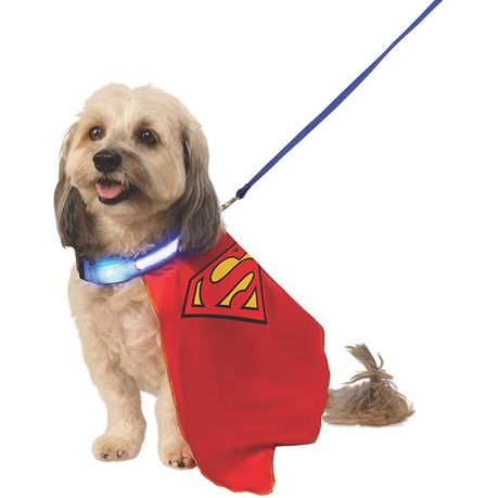 DC Comics 'Superman' Pet Cape with Light-Up Collar & Leash Image