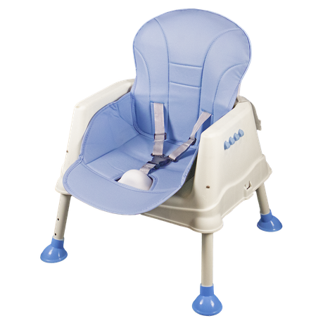 Blue best sale high chair