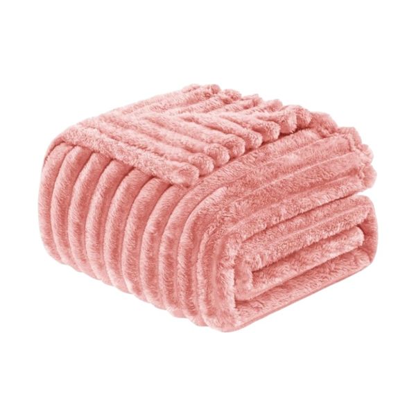 Multifunctional Plush Blanket - 200cm x 180cm - Pink