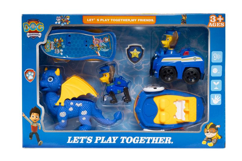 Dog Patrol Dragon Blue Set