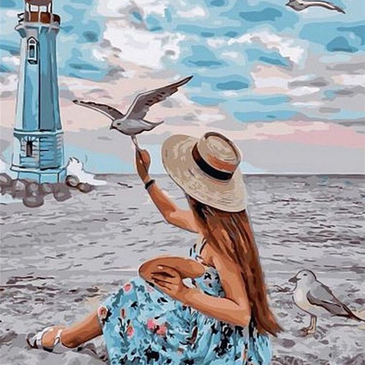 Paint by Numbers DIY Kit Beach Painting Buy Online in South Africa