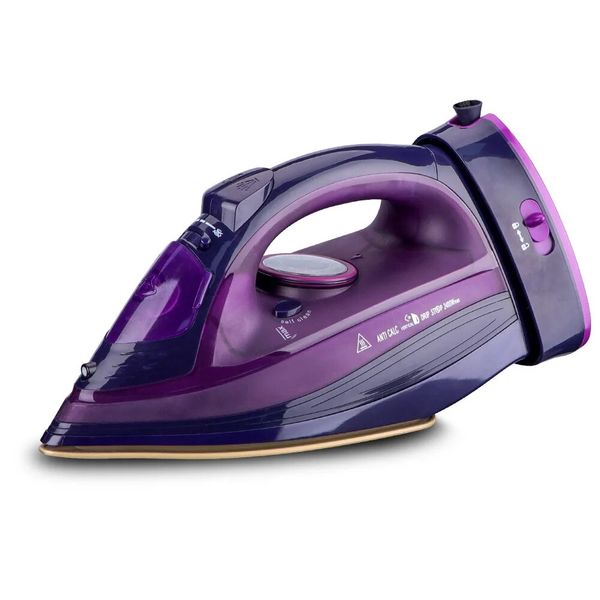Steam Iron 2000W Dry Iron Ceramic Non-Stick Bottom Plate-RAF1210P-Purple