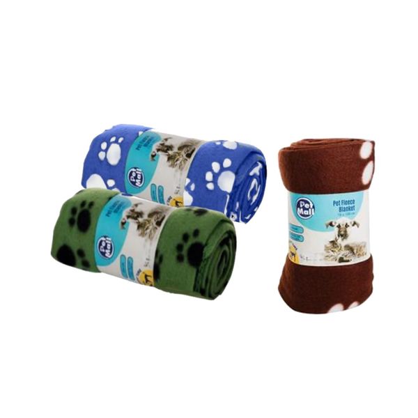 3 Pack Fleece Blanket for Pets – 90 x 150cm - Warm &amp; Cosy