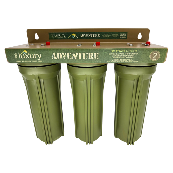 Little Luxury 3-Stage Adventure Outdoor Water Filter System
