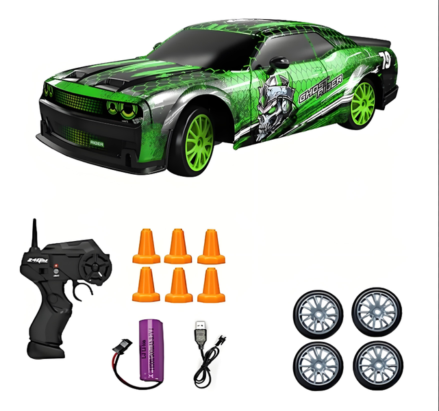Toy Car 1:24 15km/h 4WD 2.4G with Colorful Lights for kids