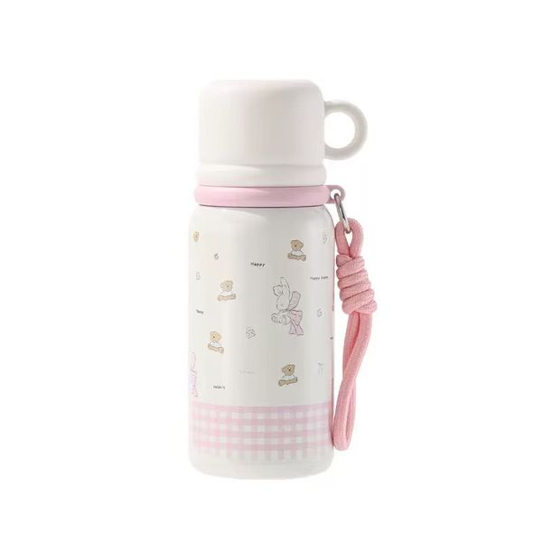 High Aesthetic Insulated Cup, Portable Dual Drinking Cup For Outdoor Use