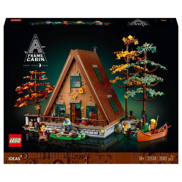 LEGO® Ideas A-Frame Cabin 21338 Building Toy Set for Adults (2,082 Pieces)