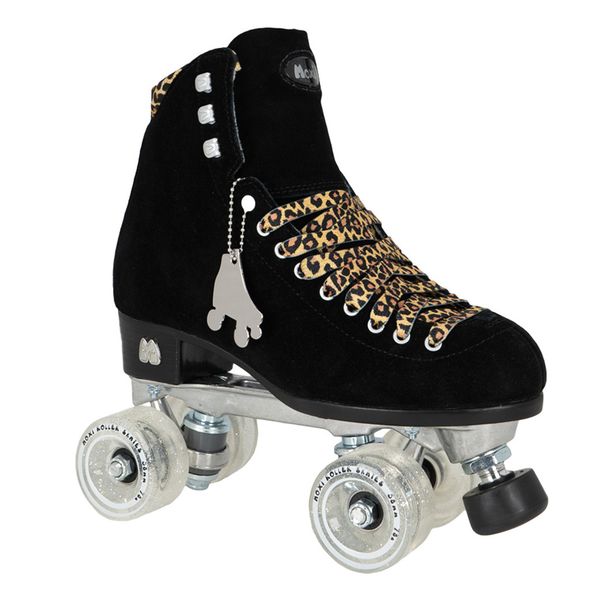 Moxi Black Suede Panther