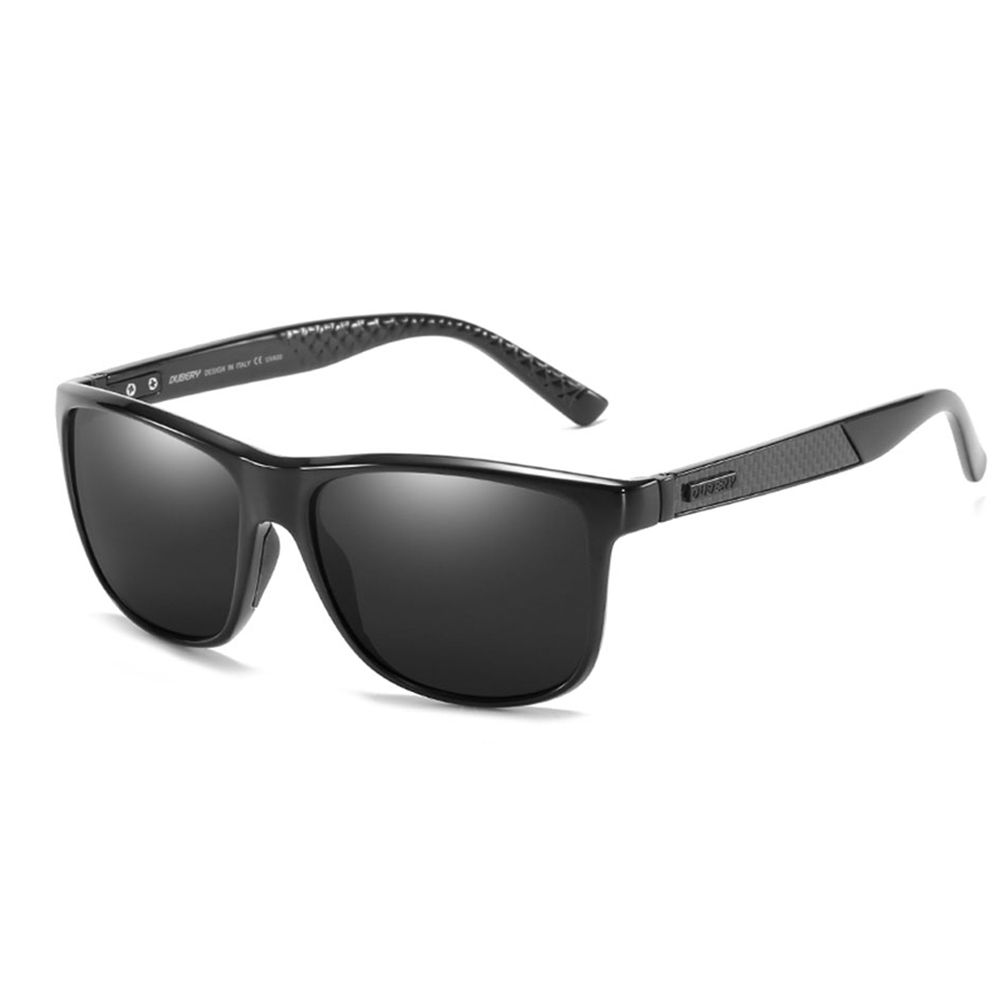 Dubery High Quality Men's Polarized Sunglasses - Bright Black | Shop ...