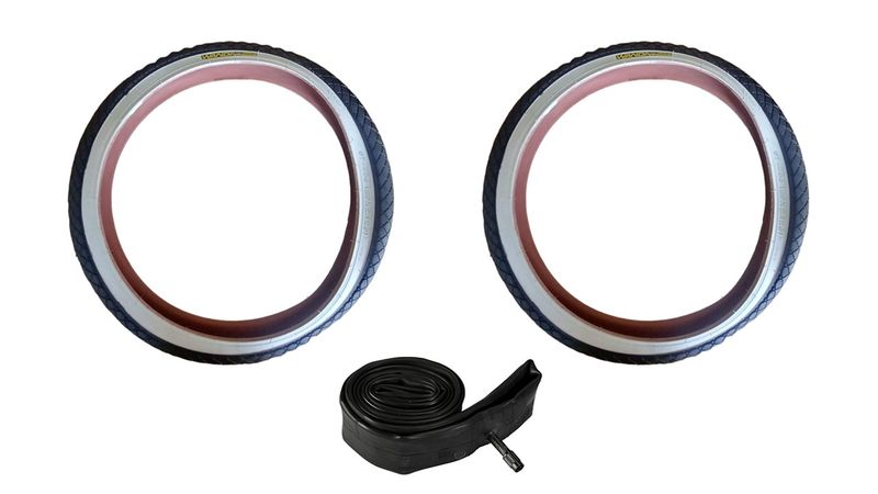 20x2.125 Wanda-WhiteWall- BMX /MTB /Street BikeTyres -Set of 2 Tyres