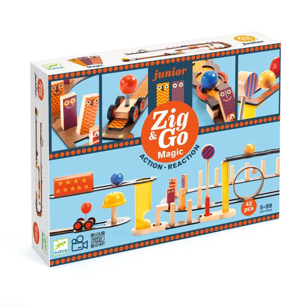 Djeco Zig &amp; Go Junior - Magic - 42 Piece