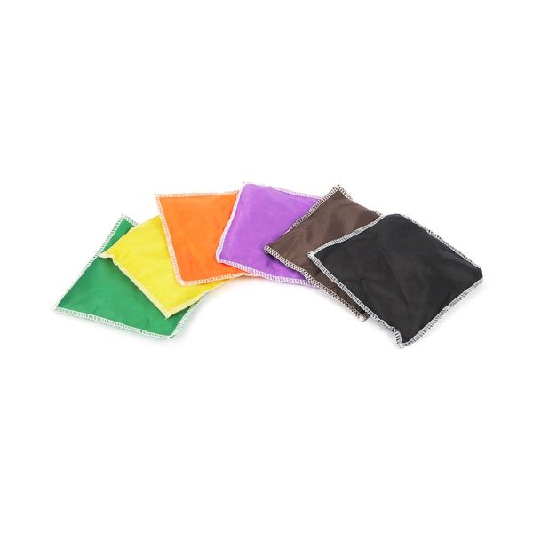 6-Piece Bean Bags Set - 10 x 10cm Toss Game Bags (Polybag)