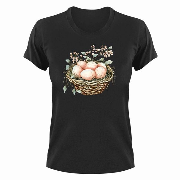 Egg Basket T-Shirt Gift Idea for Christmas Birthday Present 380