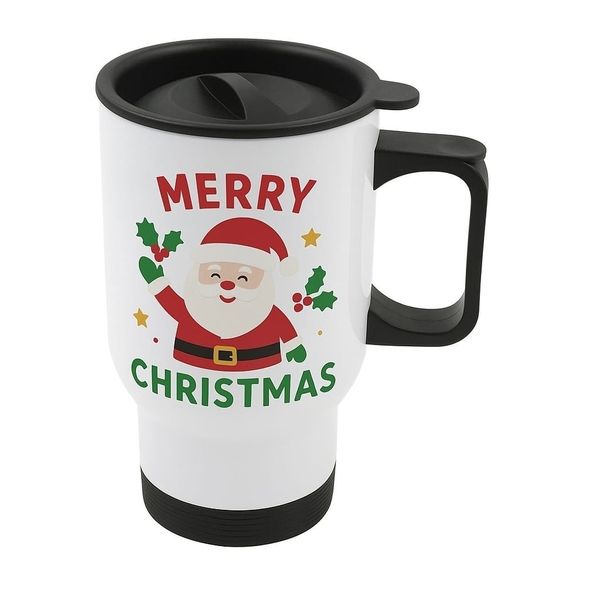 Santa Christmas Gift Travel Tea Coffee Mug