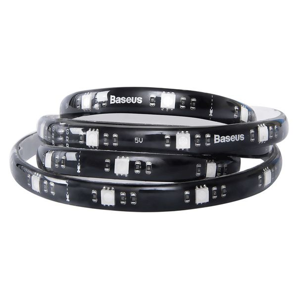 Baseus Cool Black USB Colorful Electronic Sports Game RGB Light Strip 1.5m