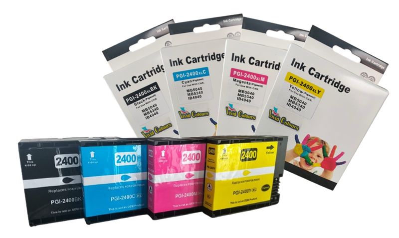 Vivid Colours Compatible Canon PGI-2400XL/2400 Ink Cartridge Multipack -set