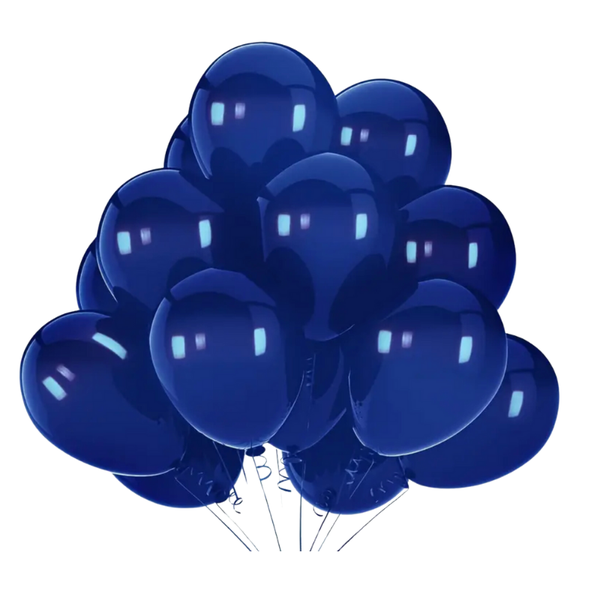 Balloons Helium 6 Piece Per Pack Blue F-01 - 5 Pack