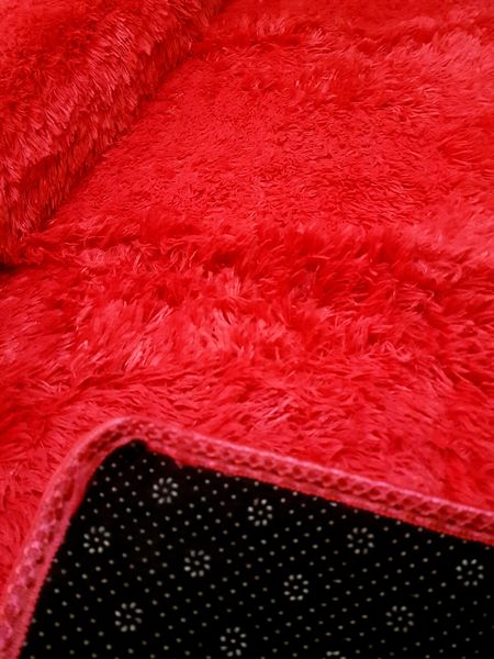 New Large Premium Fluffy Carpet/Rug Red