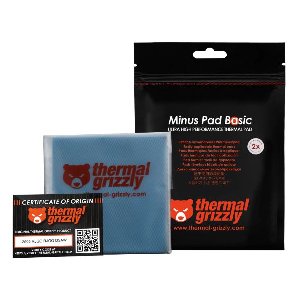 Thermal Grizzly Minus Pad Basic - 100x100x0.5mm - 2 Pieces