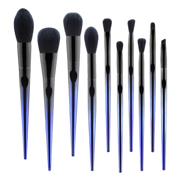 10 Piece Professional Makeup Brush Set Foundation Powder Eyeshadow Blush